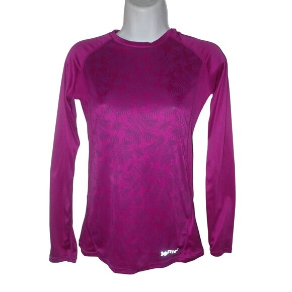 Marmot Womens XS Purple Long Sleeve Athletic Shirt Base Layer Wicking Gorpcore‎ - Picture 1 of 6